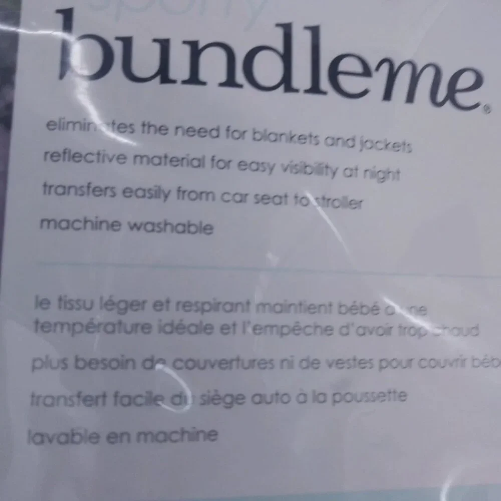BundleMe Infant Stroller Blanket Cover Black - Picture 9 of 9